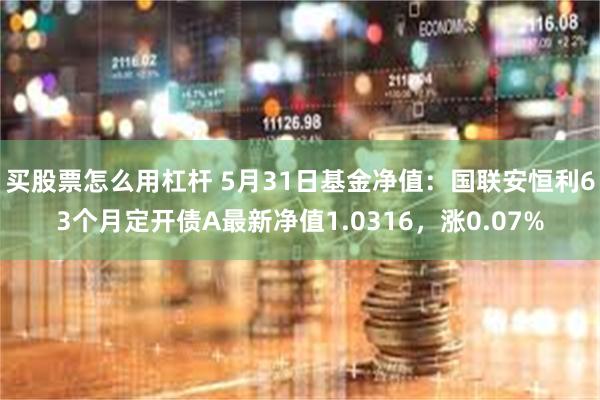 买股票怎么用杠杆 5月31日基金净值：国联安恒利63个月定开债A最新净值1.0316，涨0.07%