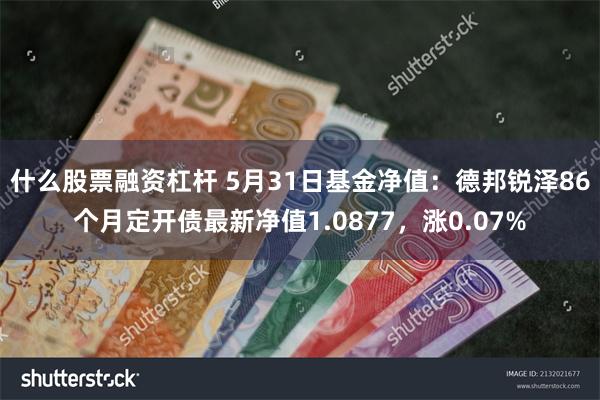 什么股票融资杠杆 5月31日基金净值：德邦锐泽86个月定开债最新净值1.0877，涨0.07%