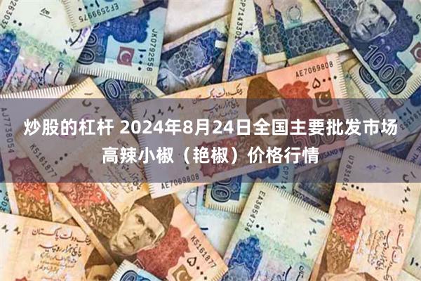 炒股的杠杆 2024年8月24日全国主要批发市场高辣小椒（艳椒）价格行情