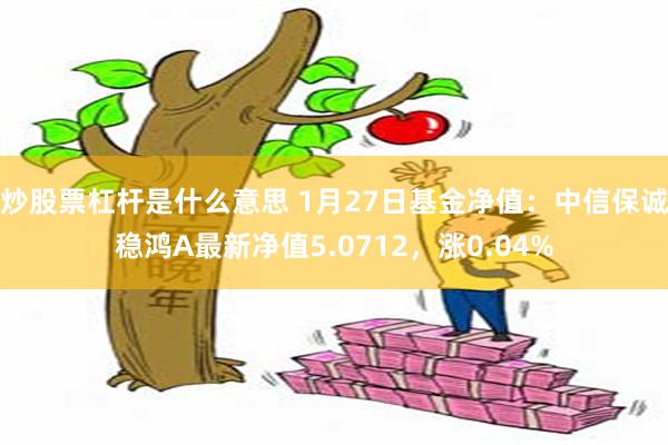 炒股票杠杆是什么意思 1月27日基金净值：中信保诚稳鸿A最新净值5.0712，涨0.04%